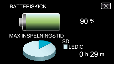 C4B5 remaining battery power